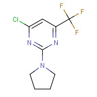 915922-37-1 4-Chloro-2-pyrrolidin-1-yl-6-(trifluoromethyl)-pyrimidine chemical structure
