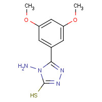 750624-63-6 4-Amino-5-(3,5-dimethoxyphenyl)-4H-1,2,4-triazole-3-thiol chemical structure