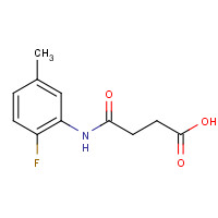 904766-63-8 4-[(2-Fluoro-5-methylphenyl)amino]-4-oxobutanoic acid chemical structure
