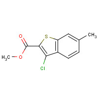 59812-34-9 Methyl 3-chloro-6-methyl-1-benzothiophene-2-carboxylate chemical structure