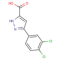 276684-04-9 3-(3,4-Dichlorophenyl)-1H-pyrazole-5-carboxylic acid chemical structure