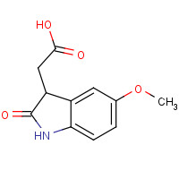 885272-25-3 (5-Methoxy-2-oxo-2,3-dihydro-1H-indol-3-yl)-acetic acid chemical structure