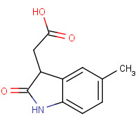 938459-17-7 (5-Methyl-2-oxo-2,3-dihydro-1H-indol-3-yl)acetic acid chemical structure