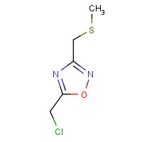 229343-09-3 5-(Chloromethyl)-3-[(methylthio)methyl]-1,2,4-oxadiazole chemical structure