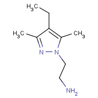 562815-62-7 [2-(4-Ethyl-3,5-dimethyl-1H-pyrazol-1-yl)ethyl]-amine chemical structure