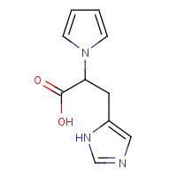 954584-13-5 3-(1H-Imidazol-5-yl)-2-(1H-pyrrol-1-yl)-propanoic acid chemical structure