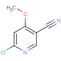 1187190-69-7 6-Chloro-4-methoxypyridine-3-carbonitrile chemical structure