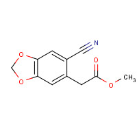 184042-03-3 Methyl 2-(6-cyano-2H-1,3-benzodioxol-5-yl)acetate chemical structure