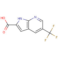 784144-05-4 5-(Trifluoromethyl)-1H-pyrrolo[2,3-b]pyridine-2-carboxylic acid chemical structure