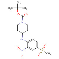 849035-91-2 1-Boc-4-[4-(methylsulfonyl)-2-nitrophenyl]-piperidin-4-amine chemical structure