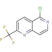 890301-88-9 5-Chloro-2-(trifluoromethyl)-1,6-naphthyridine chemical structure