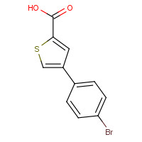 26145-14-2 4-(4-Bromophenyl)thiophene-2-carboxylic acid chemical structure