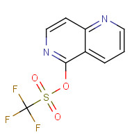 909649-09-8 1,6-Naphthyridin-5-yl trifluoromethanesulfonate chemical structure