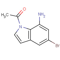 133433-62-2 1-Acetyl-5-bromoindolin-7-amine chemical structure