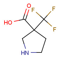 916423-57-9 3-(Trifluoromethyl)pyrrolidine-3-carboxylic acid chemical structure