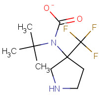 186203-13-4 tert-Butyl[3-(trifluoromethylpyrrolidine-3-yl)]-carbamate chemical structure