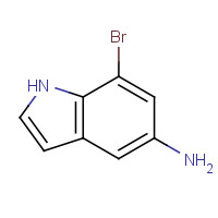 196205-07-9 7-Bromo-1H-indol-5-amine chemical structure