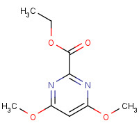 128276-49-3 4,6-Dimethoxypyrimidine-2-carboxylic acid ethyl ester chemical structure