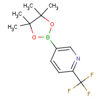 1218790-39-6 5-(4,4,5,5-Tetramethyl-1,3,2-dioxaborolan-2-yl)-2-(trifluoromethyl)pyridine chemical structure