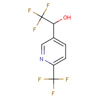 1092353-05-3 2,2,2-Trifluoro-1-(6-(trifluoromethyl)pyridin-3-yl)ethanol chemical structure