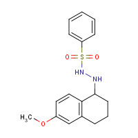 66227-85-8 (E)-N'-(6-Methoxy-3,4-dihydronaphthalen-1(2H)-ylidene)benzenesulfonohydrazide chemical structure