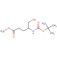 126587-35-7 (S)-Methyl 4-[(tert-butoxycarbonyl)amino]-5-hydroxypentanoate chemical structure