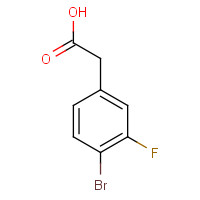 942282-40-8 4-Bromo-3-fluorophenylacetic acid chemical structure