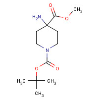 321997-89-1 Methyl 4-amino-1-Boc-piperidine-4-carboxylate chemical structure