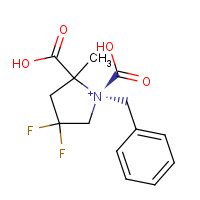 72180-26-8 (S)-1-Benzyl-2-methyl-4,4-difluoropyrrolidine-1,2-dicarboxylic acid chemical structure