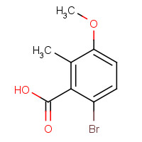55289-17-3 6-Bromo-3-methoxy-2-methylbenzoic acid chemical structure