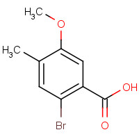61809-40-3 2-Bromo-5-methoxy-4-methylbenzoic acid chemical structure