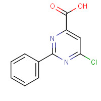 913952-59-7 6-Chloro-2-phenylpyrimidine-4-carboxylic acid chemical structure