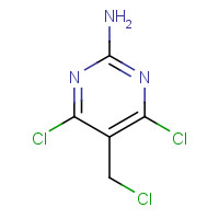 850554-82-4 4,6-Dichloro-5-(chloromethyl)pyrimidin-2-amine chemical structure
