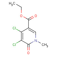 853105-72-3 Ethyl 4,5-dichloro-1-methyl-6-oxo-1,6-dihydropyridine-3-carboxylate chemical structure