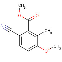 55289-18-4 Methyl 6-cyano-3-methoxy-2-methylbenzoate chemical structure