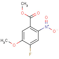 159768-50-0 Methyl 4-fluoro-5-methoxy-2-nitrobenzoate chemical structure