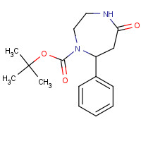 220898-16-8 tert-Butyl 5-oxo-7-phenyl-1,4-diazepane-1-carboxylate chemical structure