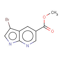 1190322-65-6 3-Bromo-7-azaindole-5-carboxylic acid methyl ester chemical structure