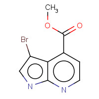 1190310-82-7 Methyl 3-bromo-7-azaindole-4-carboxylate chemical structure