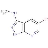 1289189-96-3 3-Methylamino-5-bromo-1H-pyrazolo[3,4-b]pyridine chemical structure