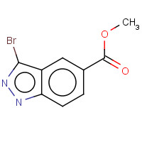 1086391-06-1 Methyl 3-bromoindazole-5-carboxylate chemical structure