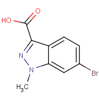 1021859-29-9 6-Bromo-1-methyl-1H-indazole-3-carboxylic acid chemical structure