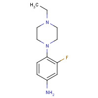 873537-27-0 4-(4-Ethyl-1-piperazinyl)-3-fluoro-benzenamine chemical structure