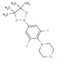 1313738-69-0 4-(2,6-Difluoro-4-(4,4,5,5-tetramethyl-1,3,2-dioxaborolan-2-yl)phenyl)morpholine chemical structure