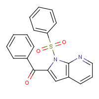 1198283-74-7 Phenyl(1-(phenylsulfonyl)-1H-pyrrolo[2,3-b]pyridin-2-yl)methanon chemical structure