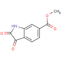 213670-35-0 1H-Indole-6-carboxylic acid, 2,3-dihydro-2,3-dioxo-, methyl ester chemical structure
