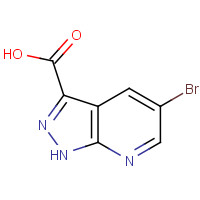 916325-85-4 5-Bromo-1H-pyrazolo[3,4-b]pyridine-3-carboxylic acid chemical structure