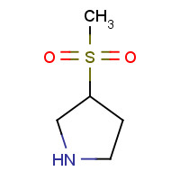 433980-62-2 3-Methylsulfonylpyrrolidine chemical structure