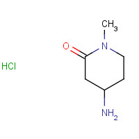 90673-40-8 4-Amino-1-methyl-piperidin-2-one hydrochloride chemical structure