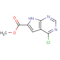 944709-69-7 4-Chloro-7H-pyrrolo[2,3-d]pyrimidine-6-carboxylic acid methyl ester chemical structure